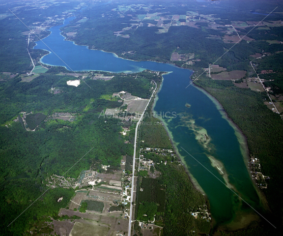 Intermediate Lake in Antrim County, Michigan